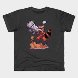 Bad raccoon Kids T-Shirt
